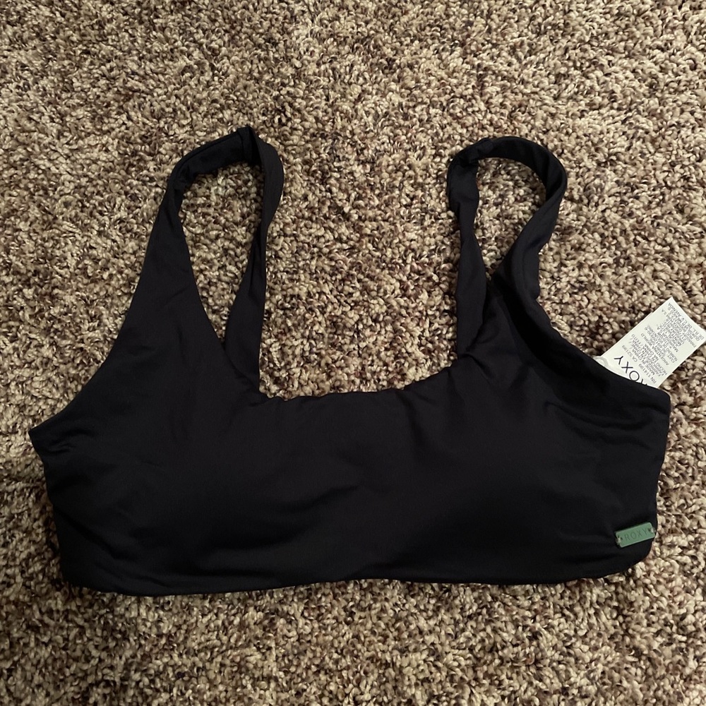 ROXY bikini top in black